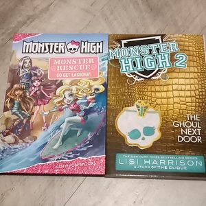 Lot of 2 Monster High books
